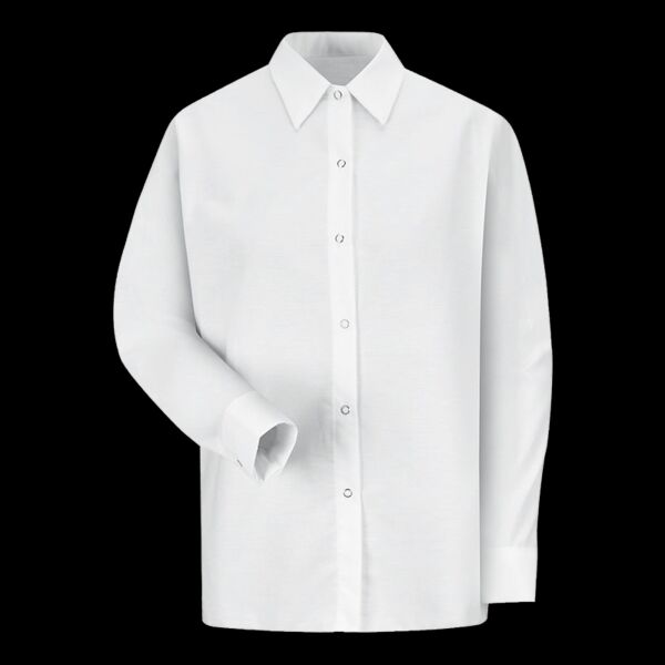 Women's Long Sleeve Specialized Pocketless Poplin Work Shirt Thumbnail