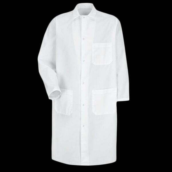 Unisex Butcher Coat with Exterior Chest Pocket Thumbnail