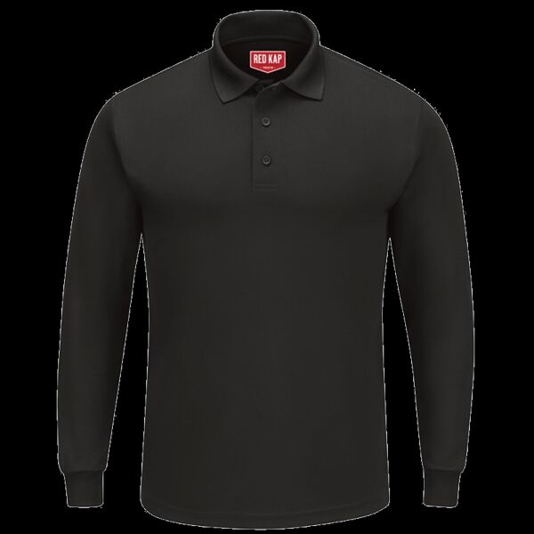 Men's Long Sleeve Performance Knit Polo Thumbnail