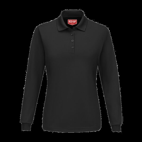 Women's Long Sleeve Performance Knit Polo Thumbnail