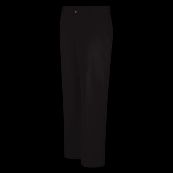 Women's Extended Sizes Plain Front Cotton Pants Thumbnail