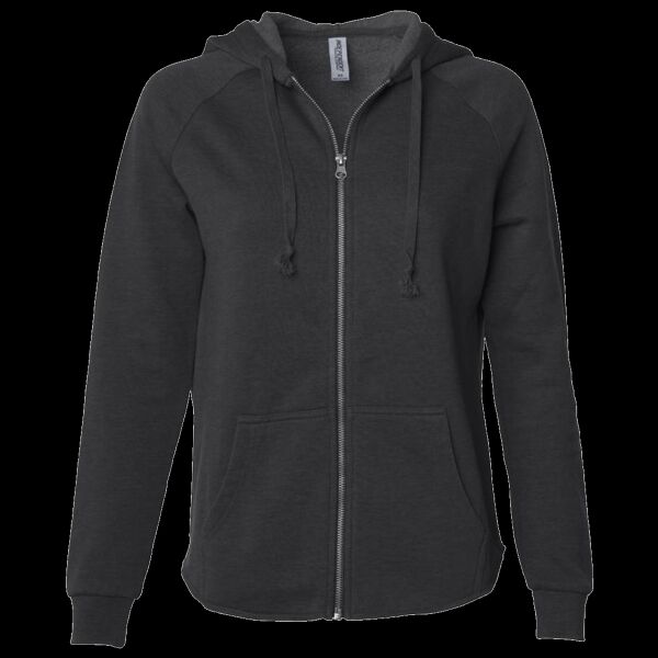 Women's California Wave Wash Full-Zip Hooded Sweatshirt Thumbnail