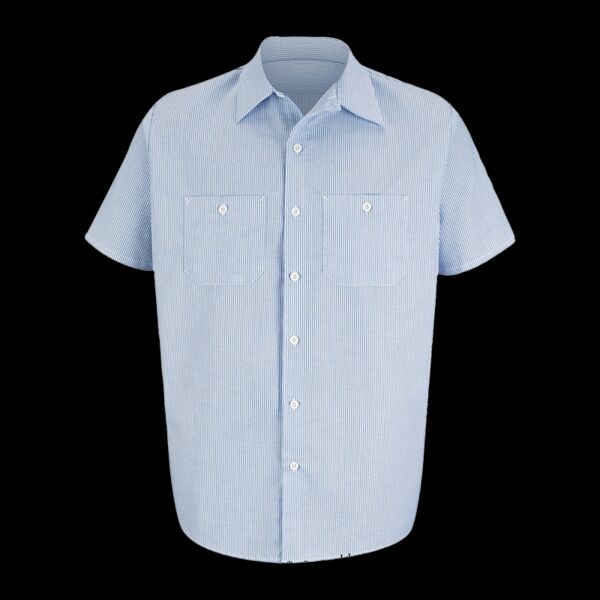 Men's Industrial Stripe Work Shirt Thumbnail