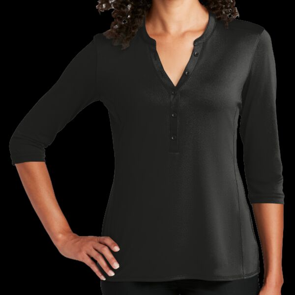 Women's UV Choice Pique Henley Thumbnail