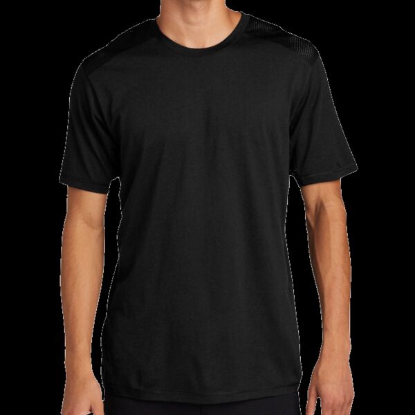 PosiCharge ® Tri Blend Wicking Draft Tee Thumbnail