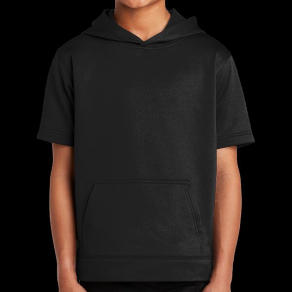 Youth Sport Wick ® Fleece Short Sleeve Hooded Pullover Thumbnail