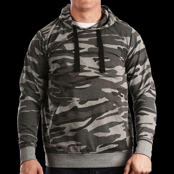 Men's Enzyme-Washed French Terry Hooded Sweatshirt Thumbnail