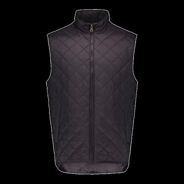 Men's Vintage Diamond Quilted Vest Thumbnail