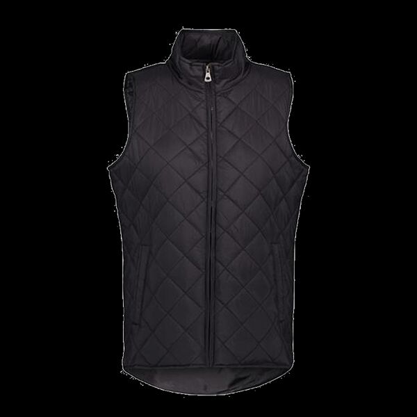 Women's Vintage Diamond Quilted Vest Thumbnail
