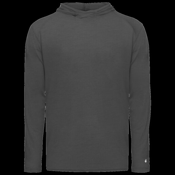 Youth Tri-Blend Surplice Hooded Long Sleeve T-Shirt Thumbnail