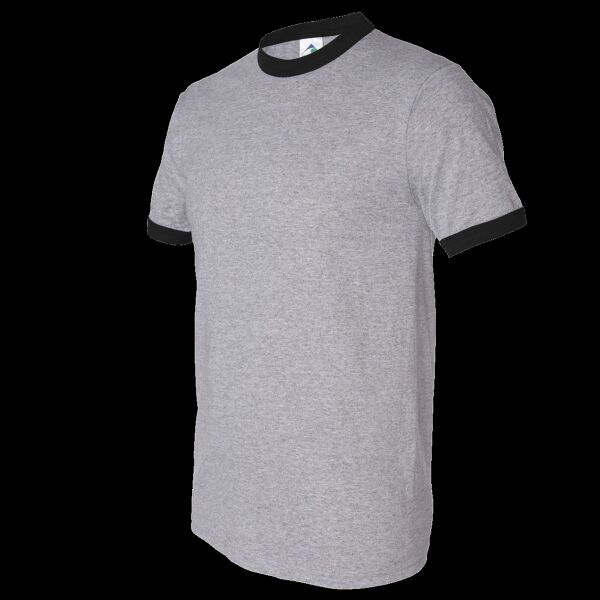 Unisex 50/50 Ringer T-Shirt Thumbnail