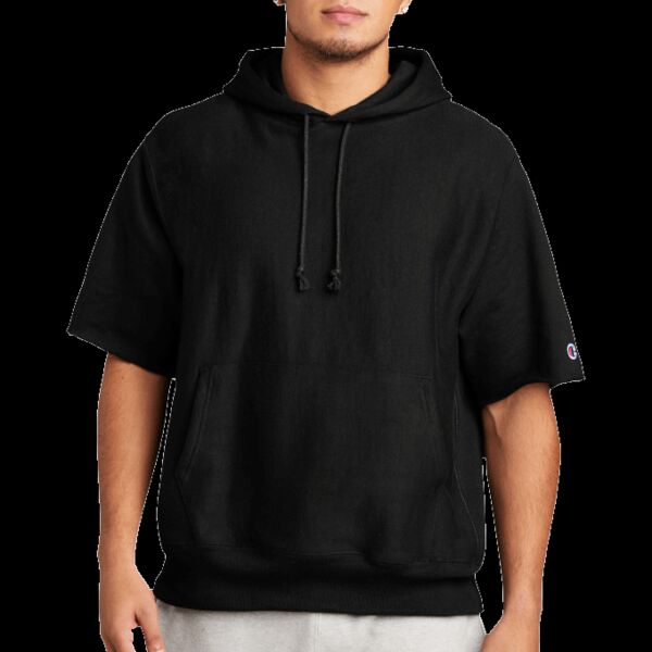 Reverse Weave ® Short Sleeve Hooded Sweatshirt Thumbnail