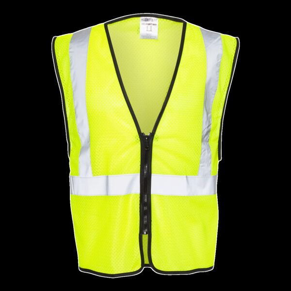 Unisex Zippered Mesh Economy Class 2 Vest Thumbnail
