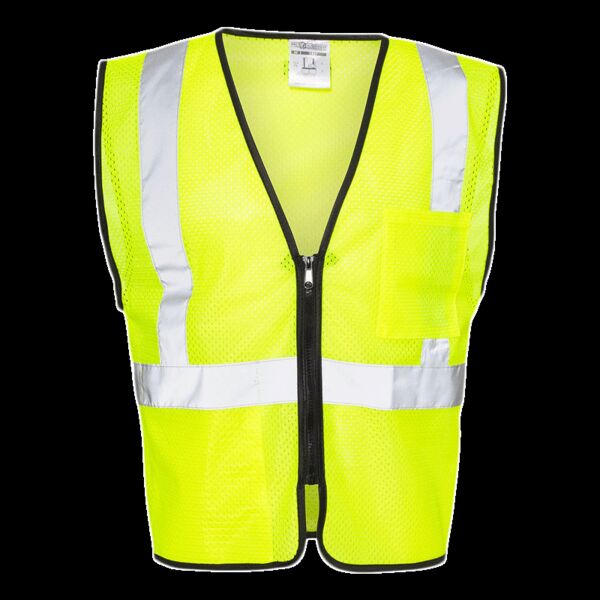 Unisex Double-Pocket Zippered Economy Class 2  Vest Thumbnail