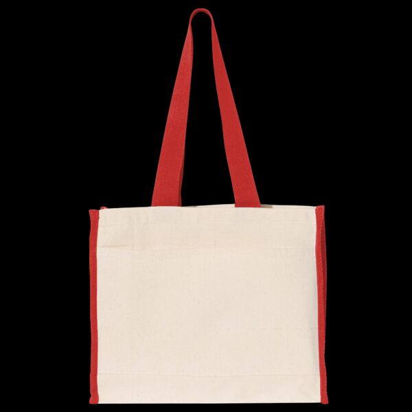 14L Tote with Contrast-Color Handles Thumbnail