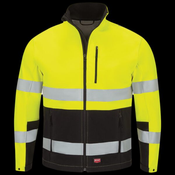 Men's Hi-Visibility Soft Shell Jacket Thumbnail