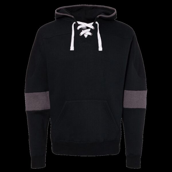 Men's Sport Lace Colorblocked Fleece Hooded Sweatshirt Thumbnail