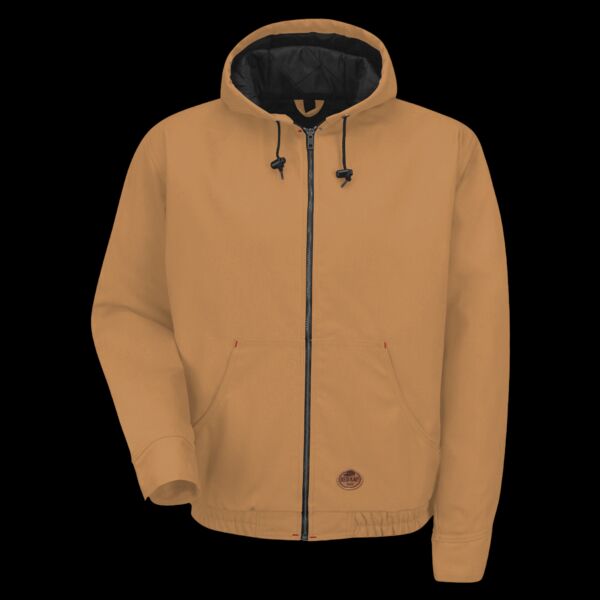 Men's Blended Duck Zip-Front Hooded Jacket Thumbnail
