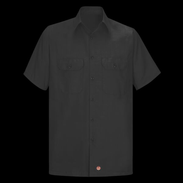 Men's Tall Ripstop Short Sleeve Work Shirt Thumbnail