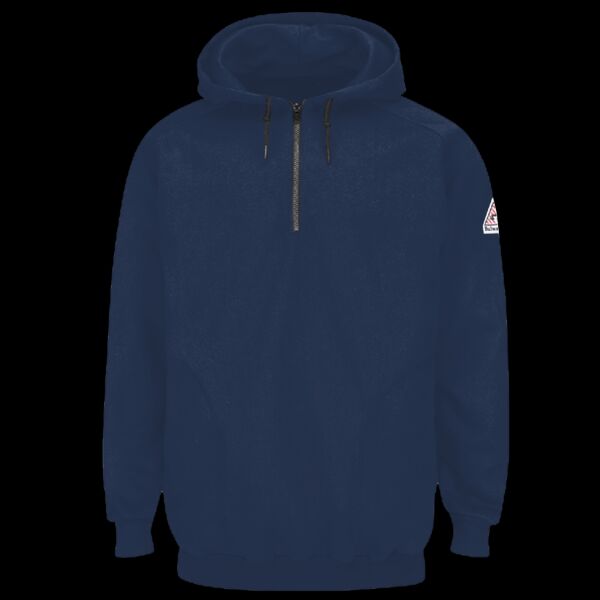 Men's Tall Flame Resistant Quarter-Zip Hooded Sweatshirt Thumbnail