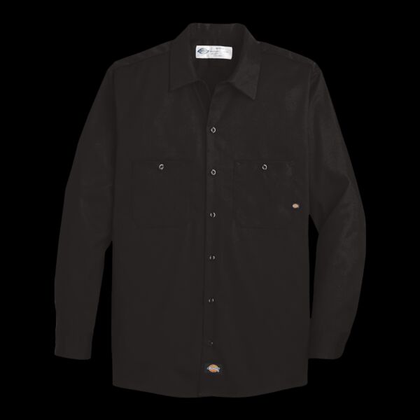 Men's Industrial Cotton Long Sleeve Work Shirt Thumbnail