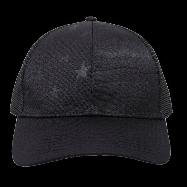 Debossed American Flag Mesh Back Thumbnail