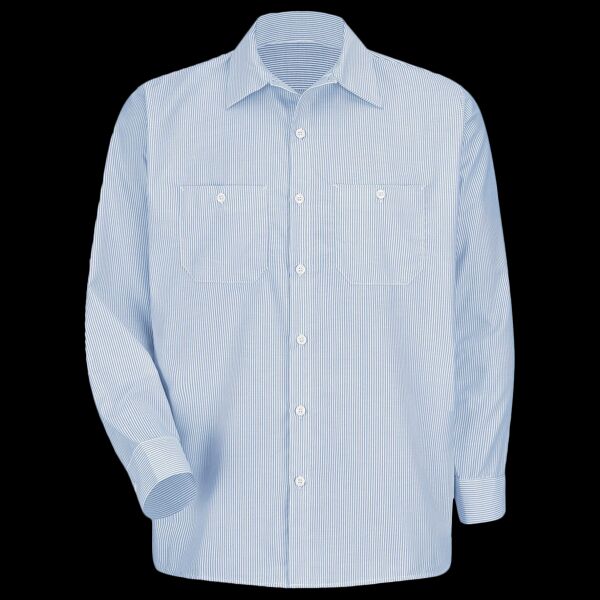 Men's Tall Industrial Stripe Work Shirt Thumbnail