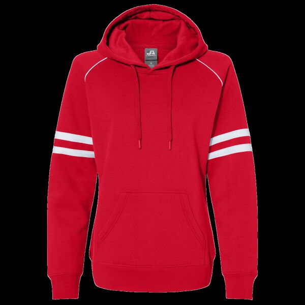 Women's Varsity Fleece Piped Hooded Sweatshirt Thumbnail