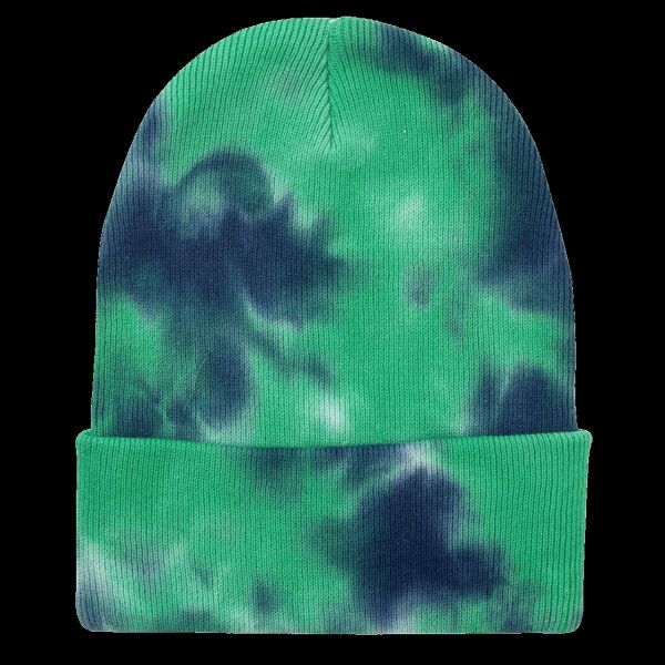 12" Tie-Dyed Cuffed Beanie Thumbnail