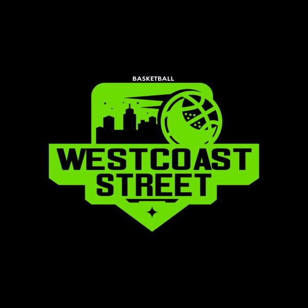 Westcoast Street Basketball logo template Thumbnail