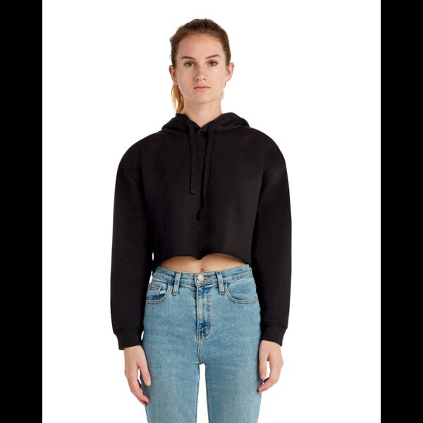 Lane Seven Ladies' Cropped Fleece Hoodie Thumbnail