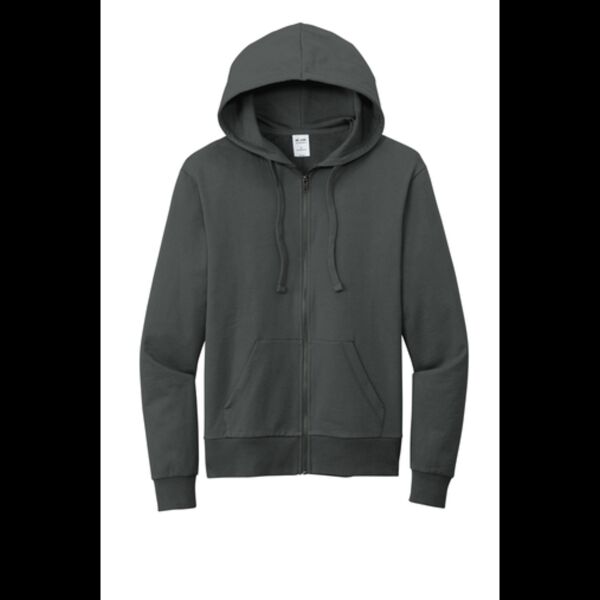 Unisex Organic French Terry Full-Zip Hoodie Thumbnail