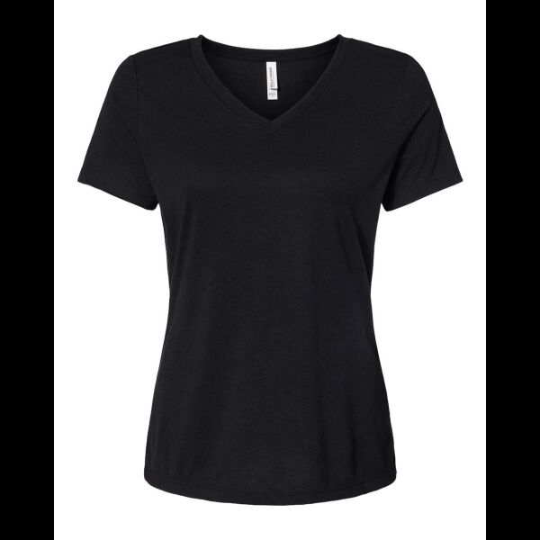 BELLA + CANVAS - Women's Relaxed Triblend Short Sleeve V-Neck Tee Thumbnail
