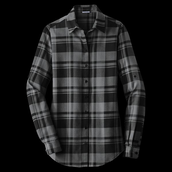 Ladies Plaid Flannel Tunic - Expo Thumbnail