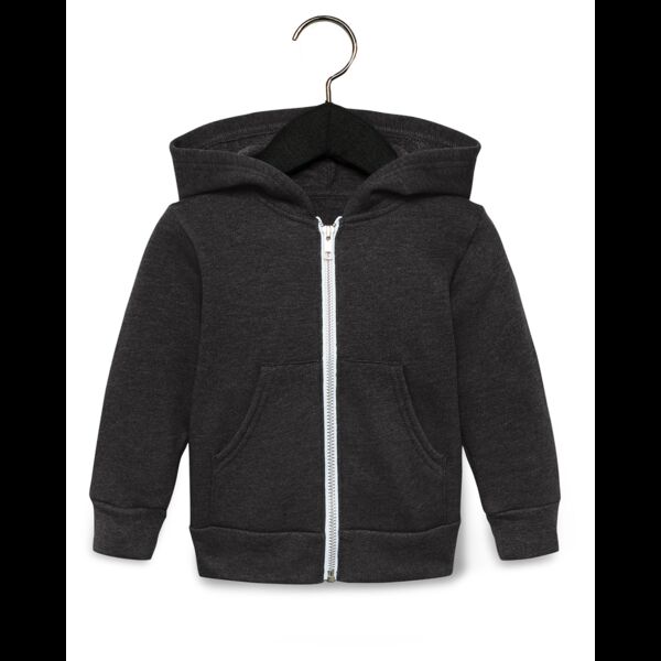 Bella + Canvas Toddler Full-Zip Hooded Sweatshirt Thumbnail