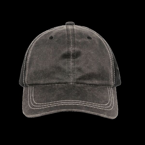 Weathered Cotton Mesh Back Cap Thumbnail