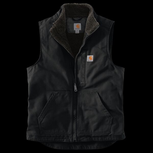 Sherpa Lined Mock Neck Vest Thumbnail