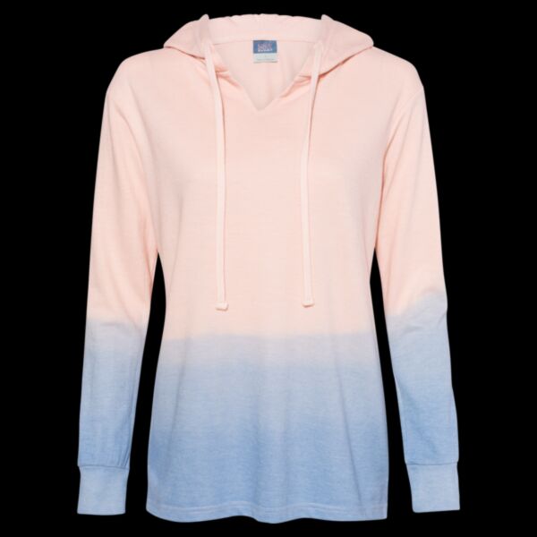 Women's French Terry Ombré Hooded Sweatshirt Thumbnail