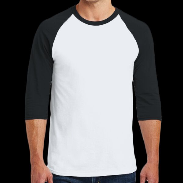 Heavy Cotton ™ 3/4 Sleeve Raglan T Shirt Thumbnail