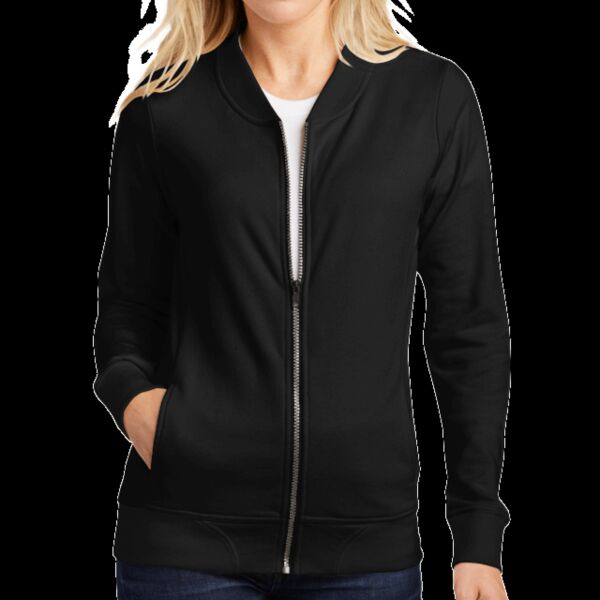 Ladies Lightweight French Terry Bomber Thumbnail