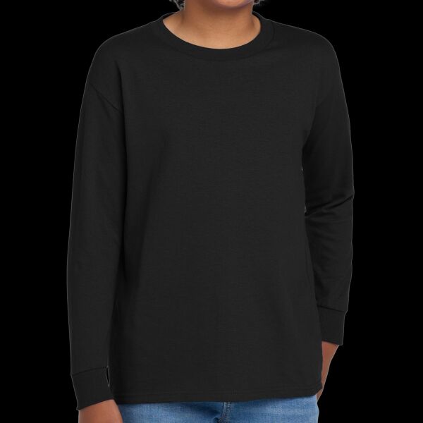 Youth Heavy Cotton 100% Cotton Long Sleeve T Shirt Thumbnail