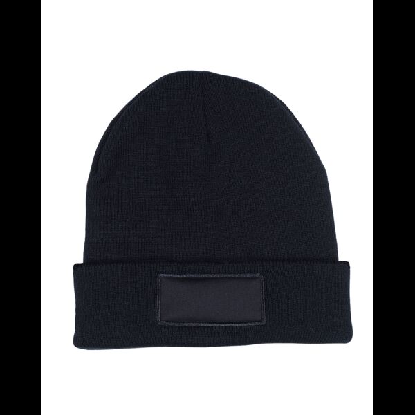 Prime Line Knit Beanie With Patch Thumbnail