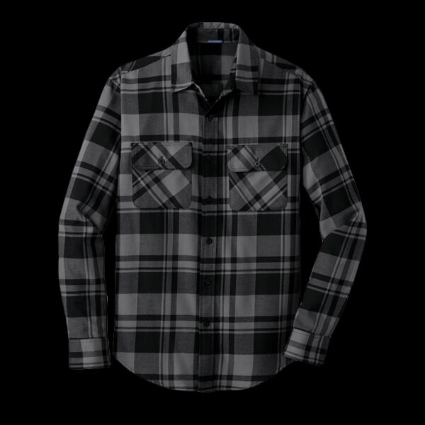 Grey Plaid Flannel Shirt - RRBWS Thumbnail