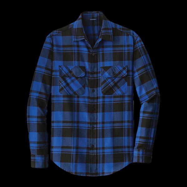 Blue Plaid Flannel Shirt - RRBWS Thumbnail