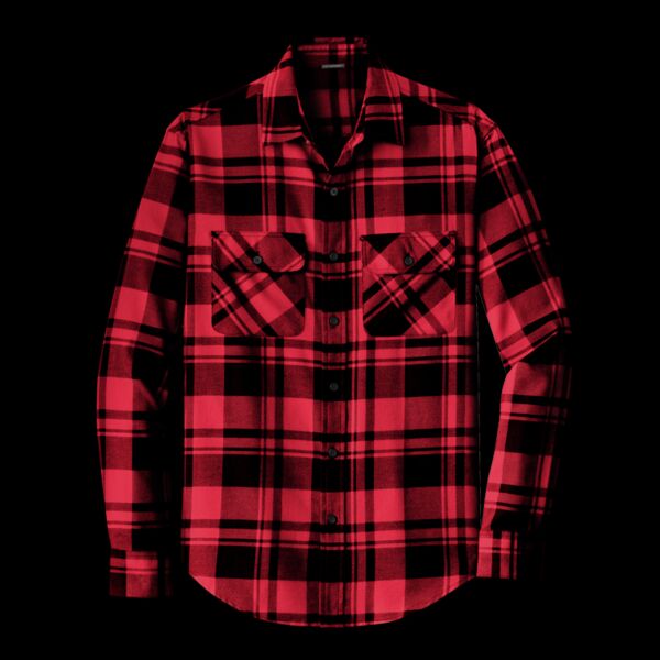 Red Plaid Flannel Shirt - RRBWS Thumbnail