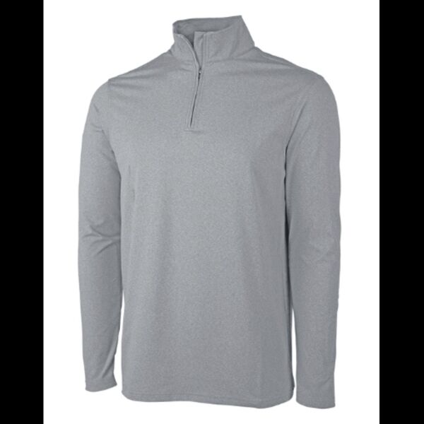 MEN'S HEATHERED ECO-LOGIC STRETCH QUARTER ZIP Thumbnail
