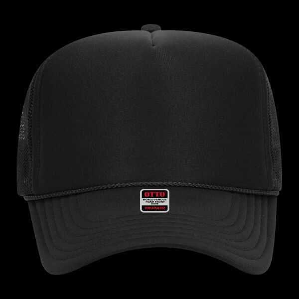 OTTO CAP 5 Panel High Crown Mesh Back Trucker Hat Thumbnail