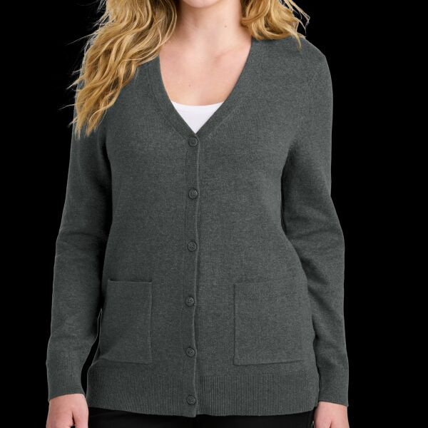 Women's Easy Care Button Up Cardigan Sweater Thumbnail
