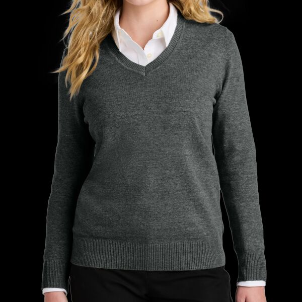 Women's Easy Care V Neck Sweater Thumbnail