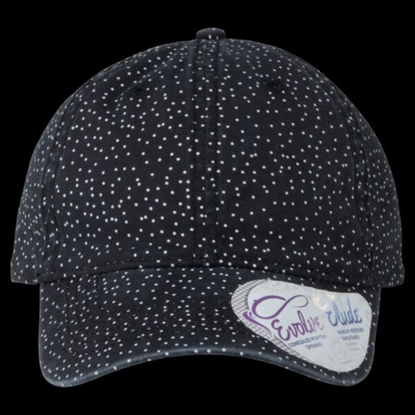 Women's Garment-Washed Fashion Print Cap Thumbnail